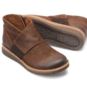 Born Tora Glazed Ginger Distressed Ankle Boots